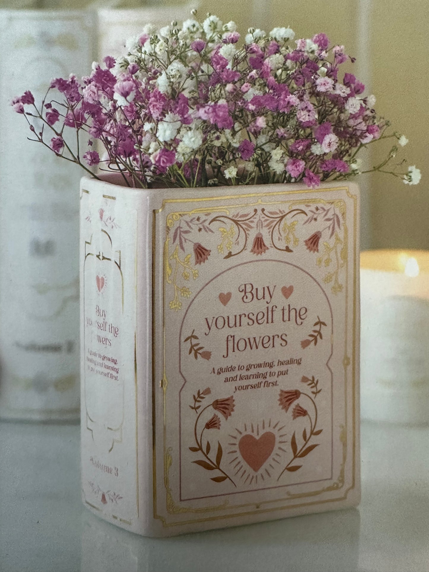 Ceramic Book Vase