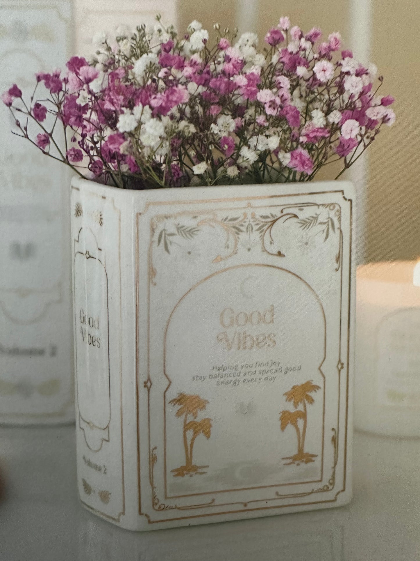 Ceramic Book Vase
