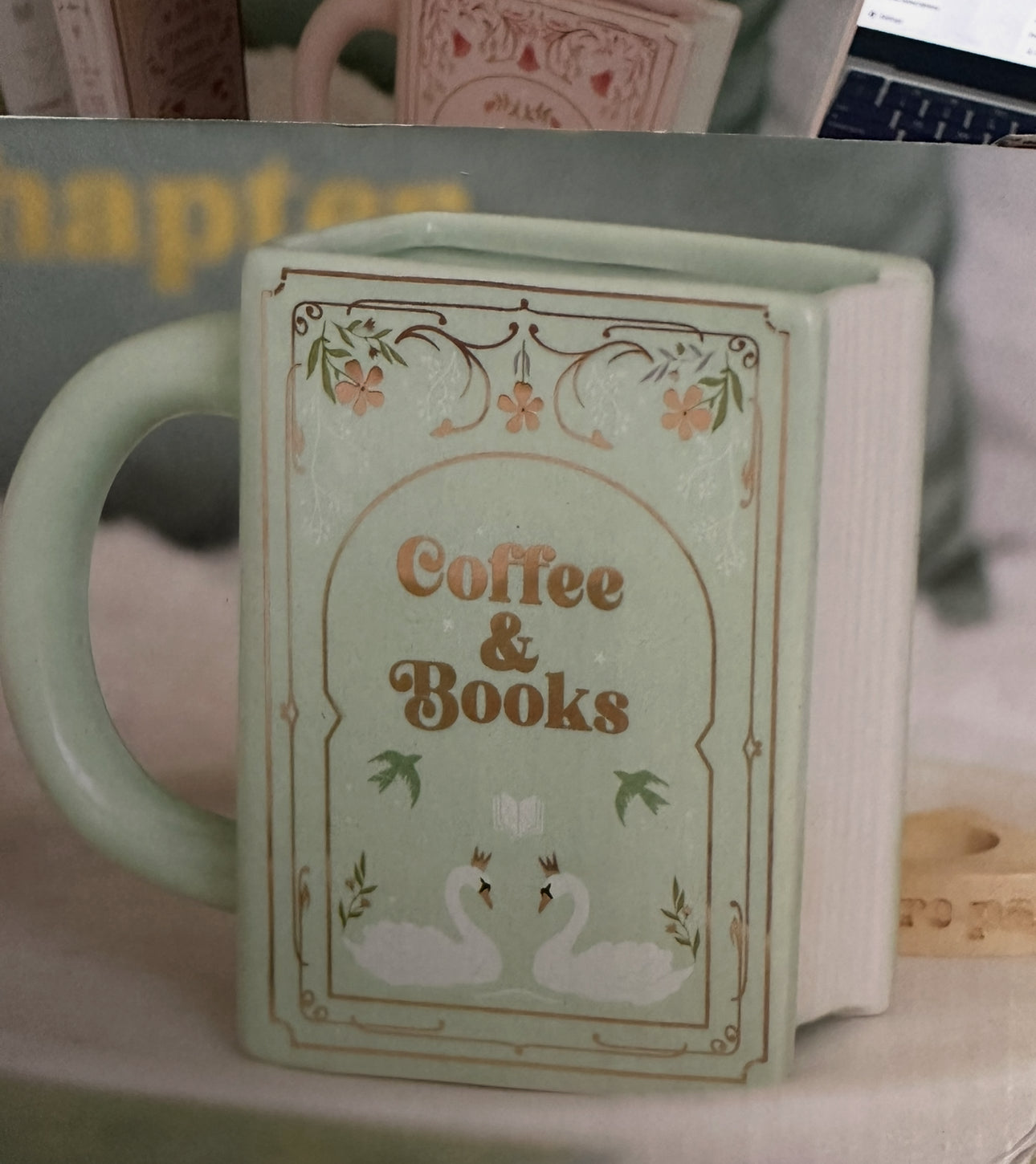 Ceramic Book Mug
