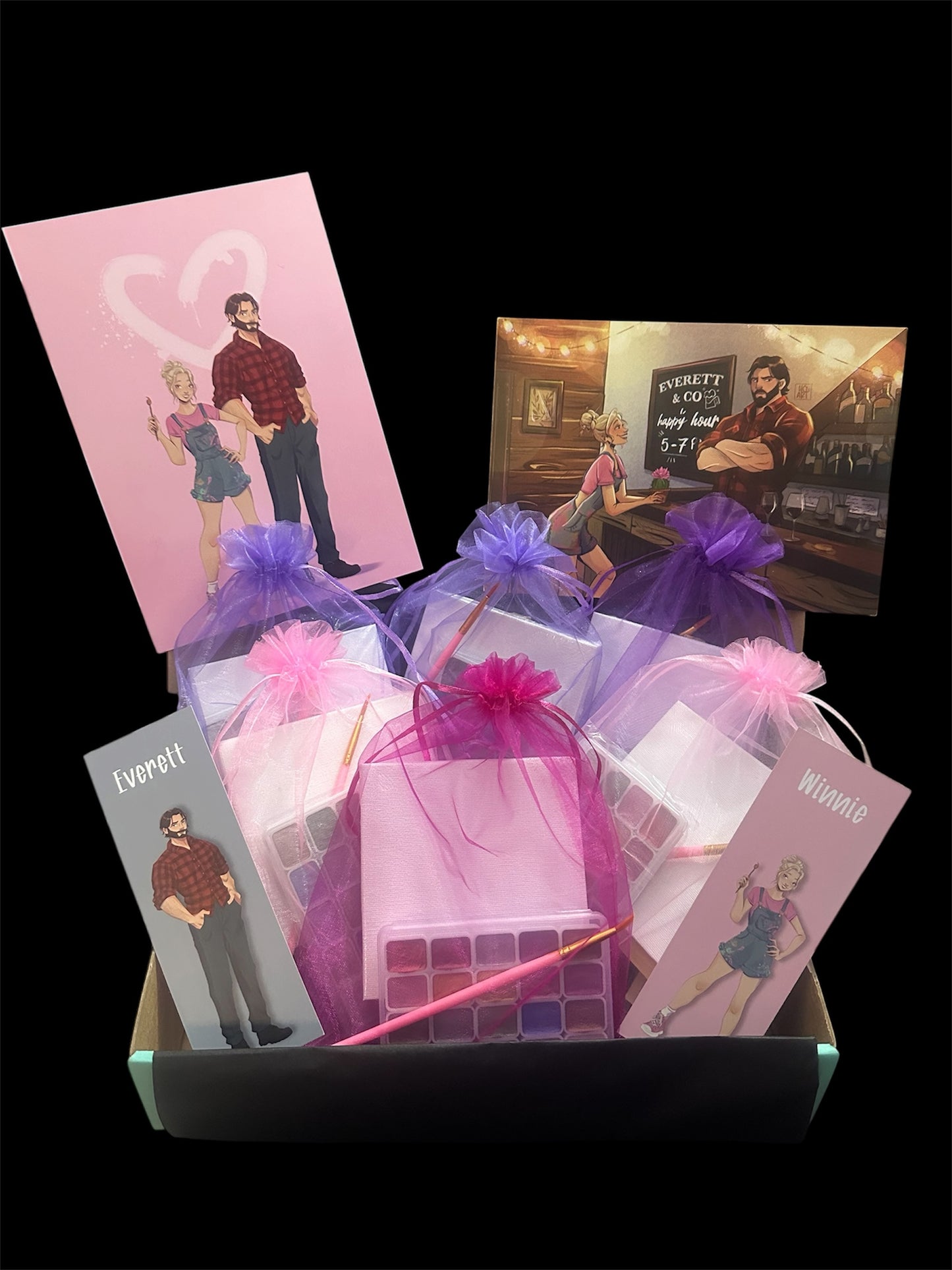 Painted Hearts Book Box