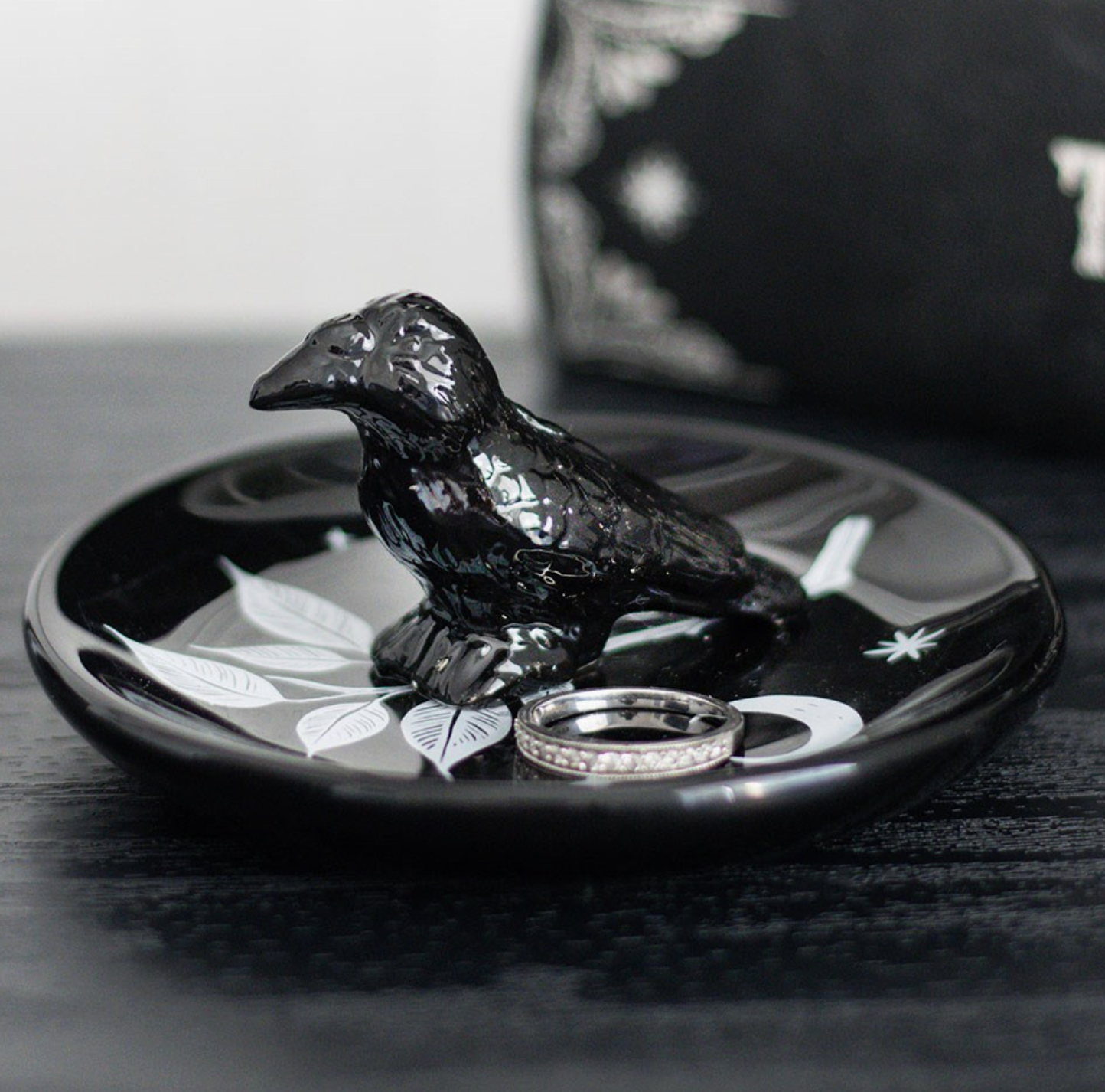 Raven Trinket Dish