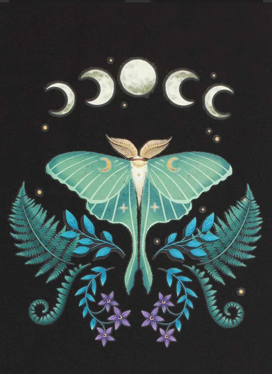 Lunar Moth Tote Bag