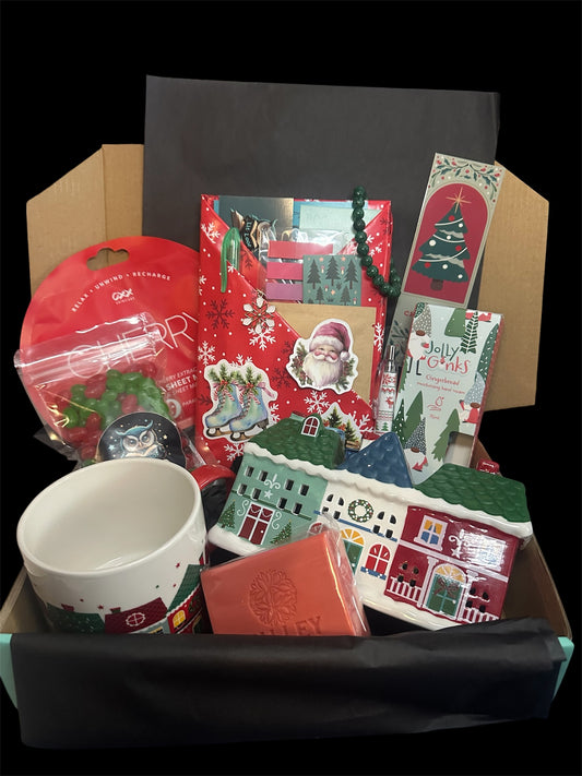 🎄🏘️ Christmas Village Book Box 🏘️🎄