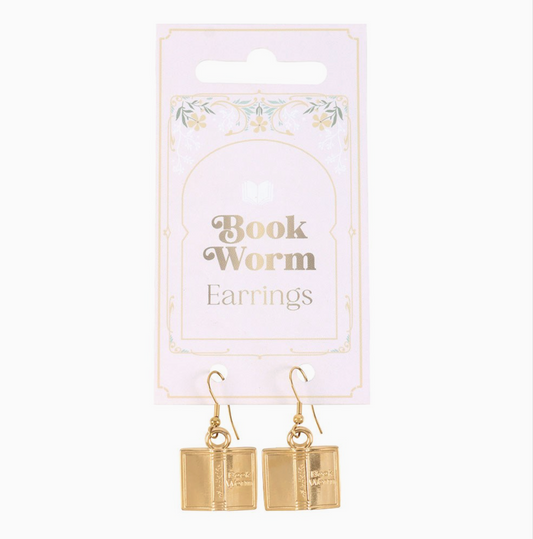 Bookworm Earings