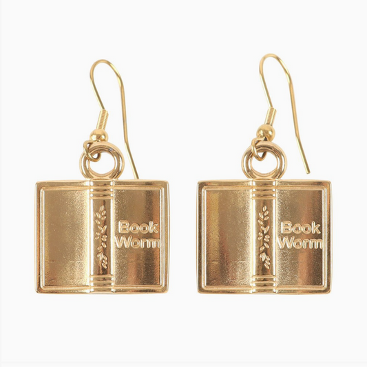 Bookworm Earings