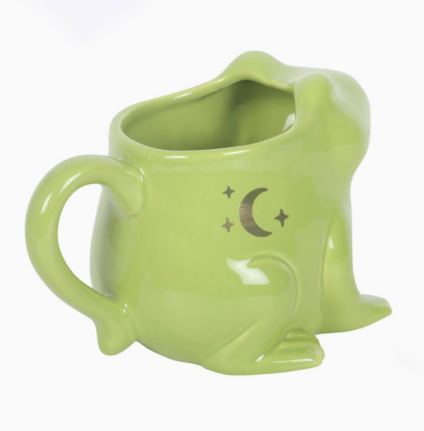 Green Frog Ceramic Mug