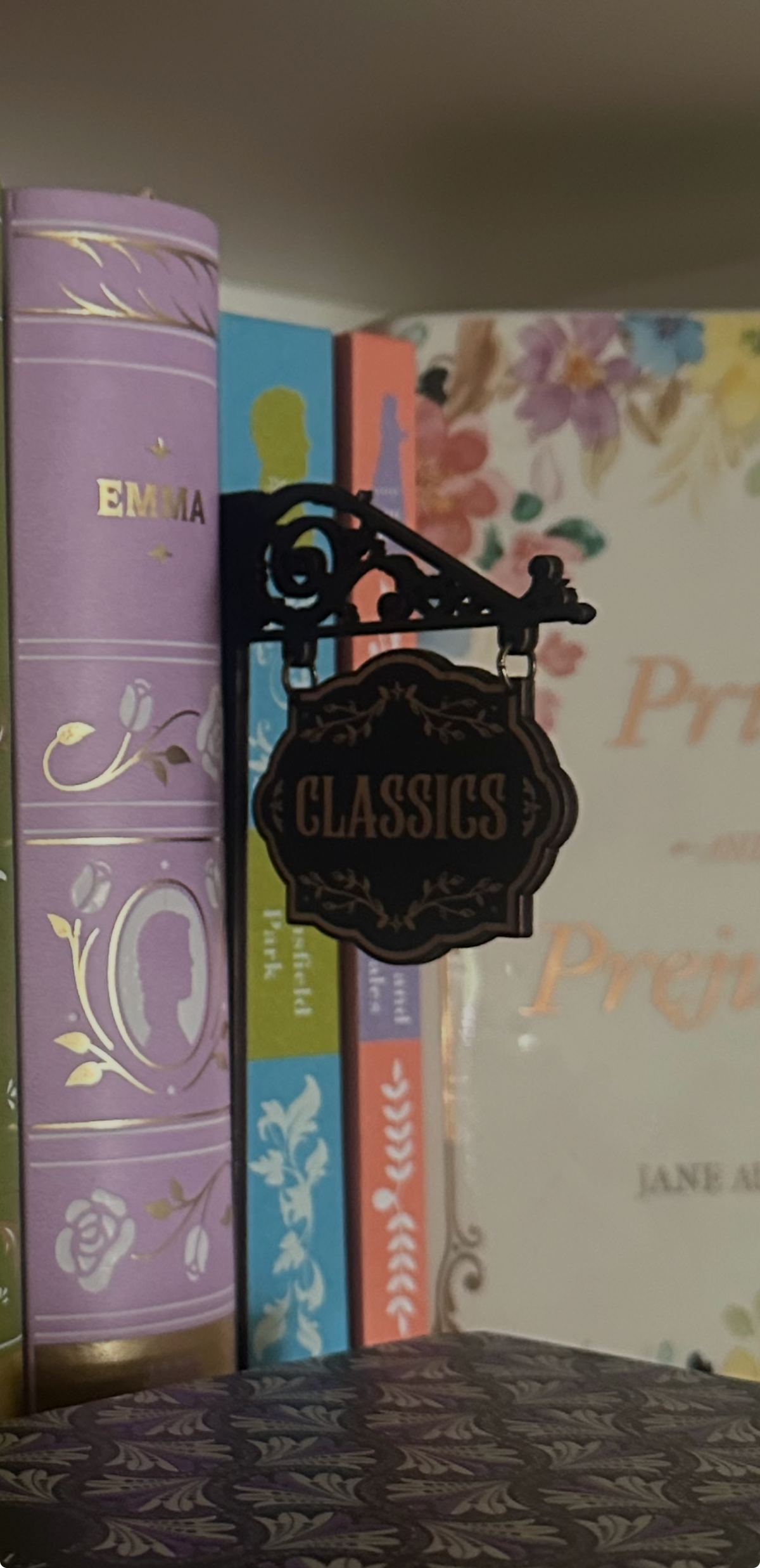 Genre Divider Hanging Signs